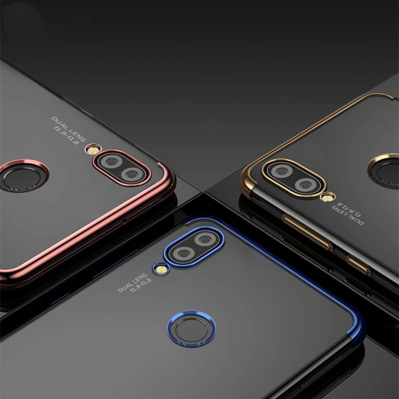 Прозрачный мягкий силиконовый чехол накладка для Huawei P20 Lite Pro Nova 3E|Бамперы| |