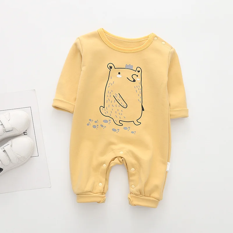 Daddy is my super hero/Детские хлопковые комбинезоны с длинными рукавами на осень-весну 4