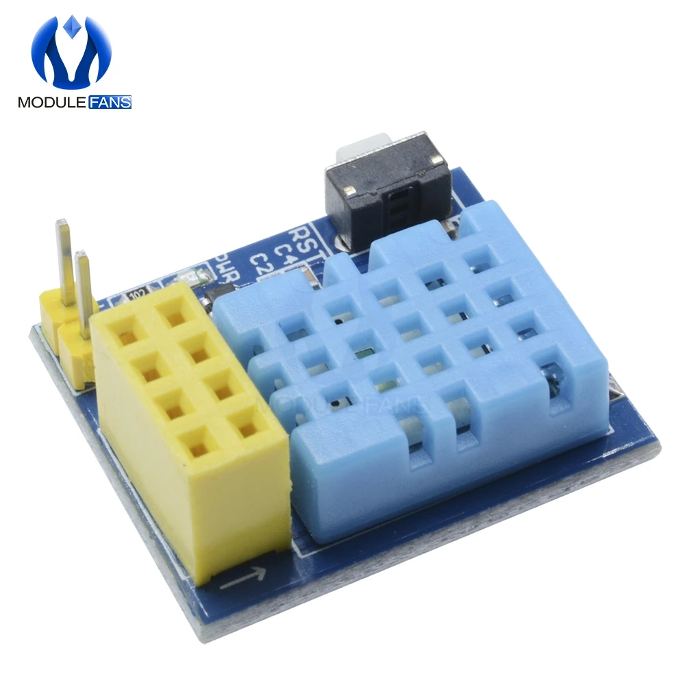 Красный ESP8266 ESP-01/ESP-01S DHT11 серийный модуль датчик температуры и влажности приемопередатчик приемник для Arduino NodeMCU Беспроводной Wi-Fi - Цвет: Красный