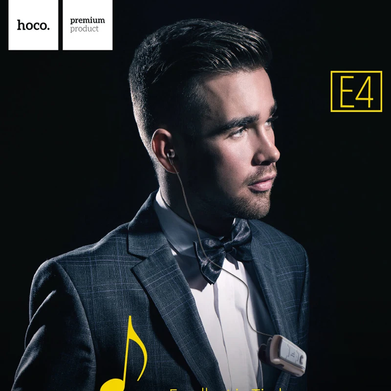 Новое поступление HOCO E4 гибкий воротник бар Bluetooth наушники для iPhone Xiaomi Android телефон