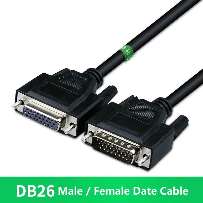 Cable DB26 de Macho a Hembra, accesorio de transferencia de datos, 26 pin, macho a macho, hembra a hembra, de alta calidad, profesional, personalizado