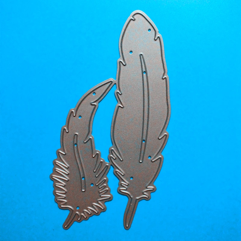 YINISE металлические режущие штампы для трафареты скрапбукинга перо карточки