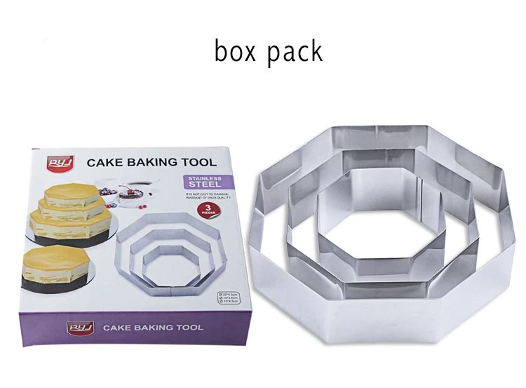 3 шт./компл. резак для печенья из нержавеющей стали шестиугольная форма помадка