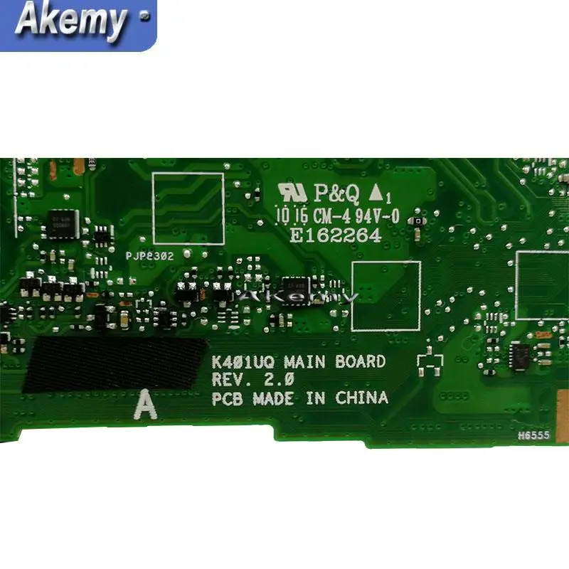 AK с 8GB RAM i5-6200 cpu для For Asus K401UB K401U A401UB K401UQ материнская плата ноутбука протестирована