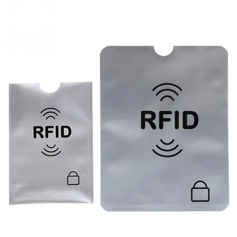 10 шт паспорт алюминиевый удобный RFID защитный чехол для карт прочный держатель для карт