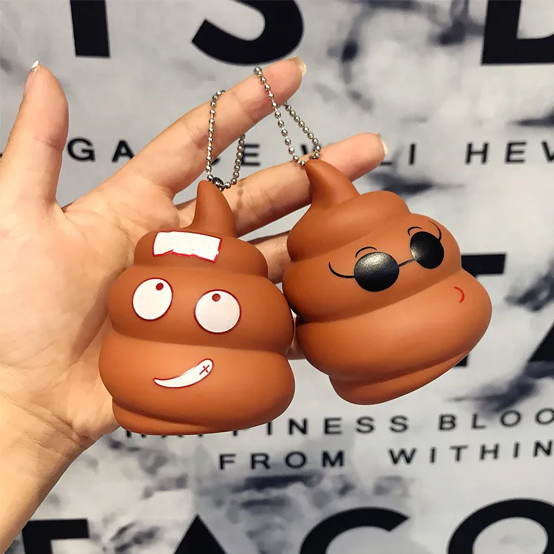 Забавный брелок со слоном свиньей звуком с большими глазами аниме креативный