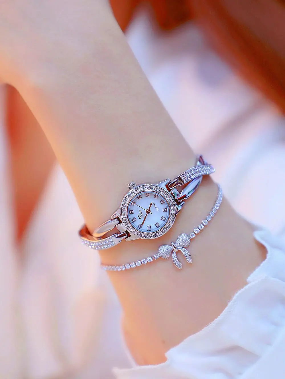 Женские часы от топ бренда роскошные с бриллиантами 2019 горячая Распродажа для