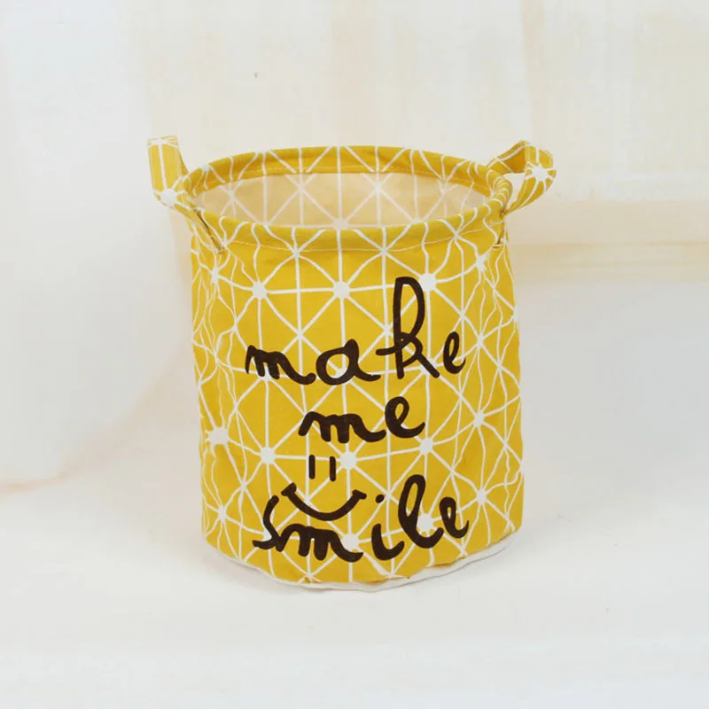 Горячая продажа Складные сетки холст грязная корзина для белья желтая стрела