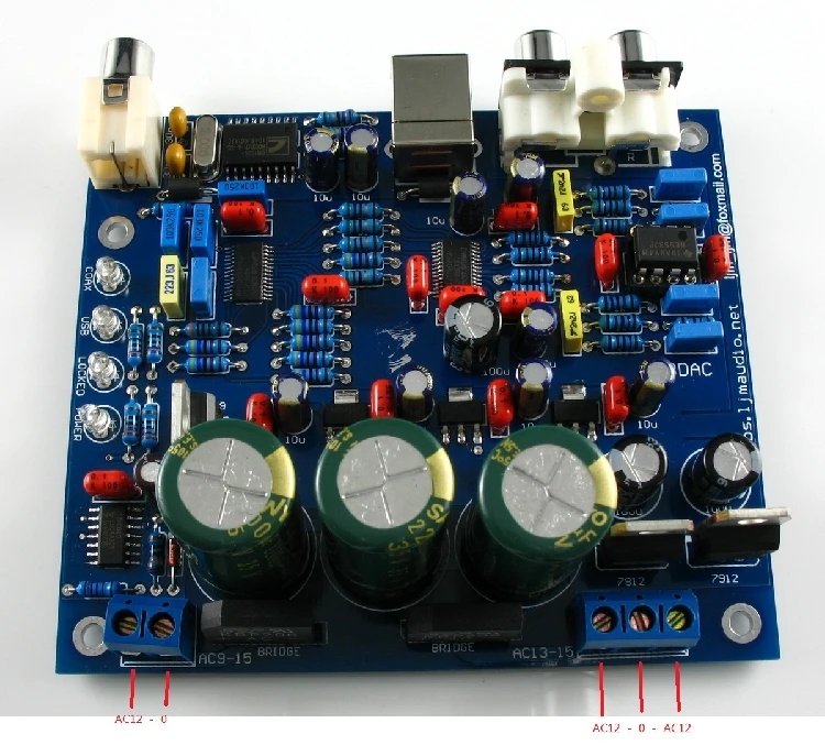 CS8416 CS4398 DAC расшифровочная плата с коаксиальным USB декодером 24/192K AC15V 32K 192K/24BIT