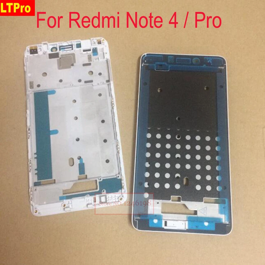 LTPro Черный Белый Золотой Новый для Xiaomi Redmi Note 4 экран LCD поддержка средняя рамка