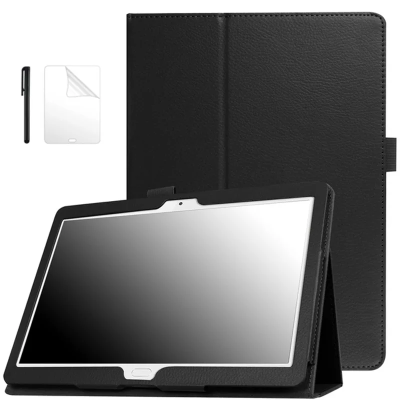 

Foilo Stand PU Leather Case for Huawei MediaPad M3 Lite 10.0 BAH-W09 BAH-AL00 Cover for Huawei MediaPad M3 Lite 10 case+Film+Pen
