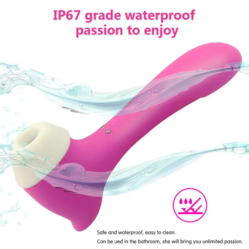 Мощный всасывающий вибратор для сосков перезаряжаемый вибрирующий сексуальный