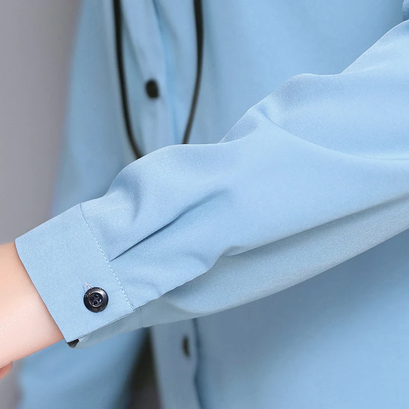 Весенняя элегантная кружевная женская рубашка с оборками новая модная