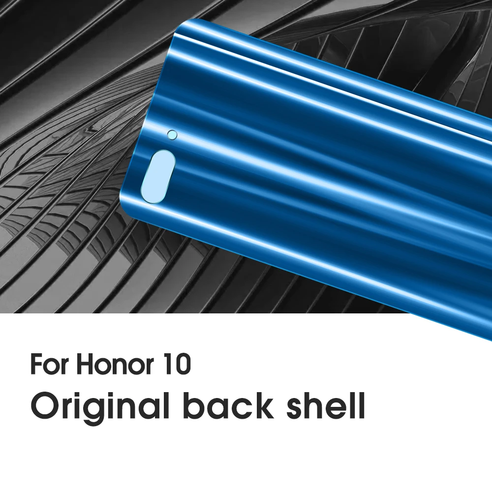 Новинка 100% Задняя стеклянная крышка батарейного отсека для Huawei Honor 10 Крышка