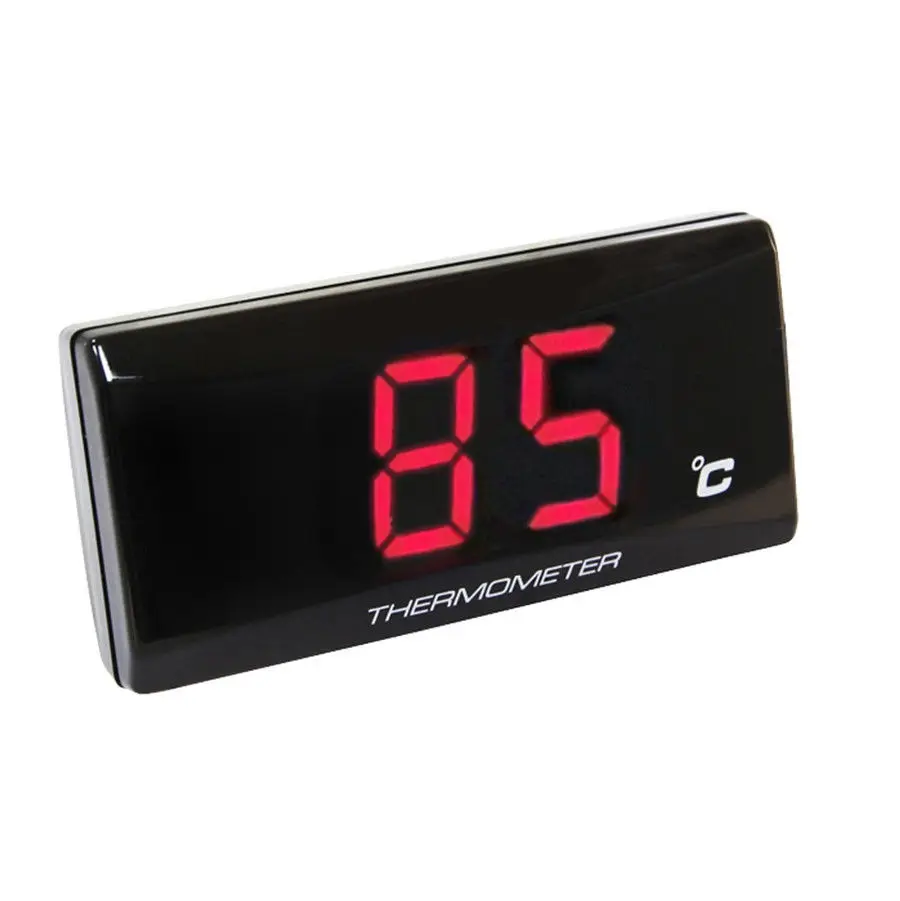 Universal Motorcycle Water Temp Temperature Gauge Meter Thermometer Red LCD Digital Display | Автомобили и мотоциклы