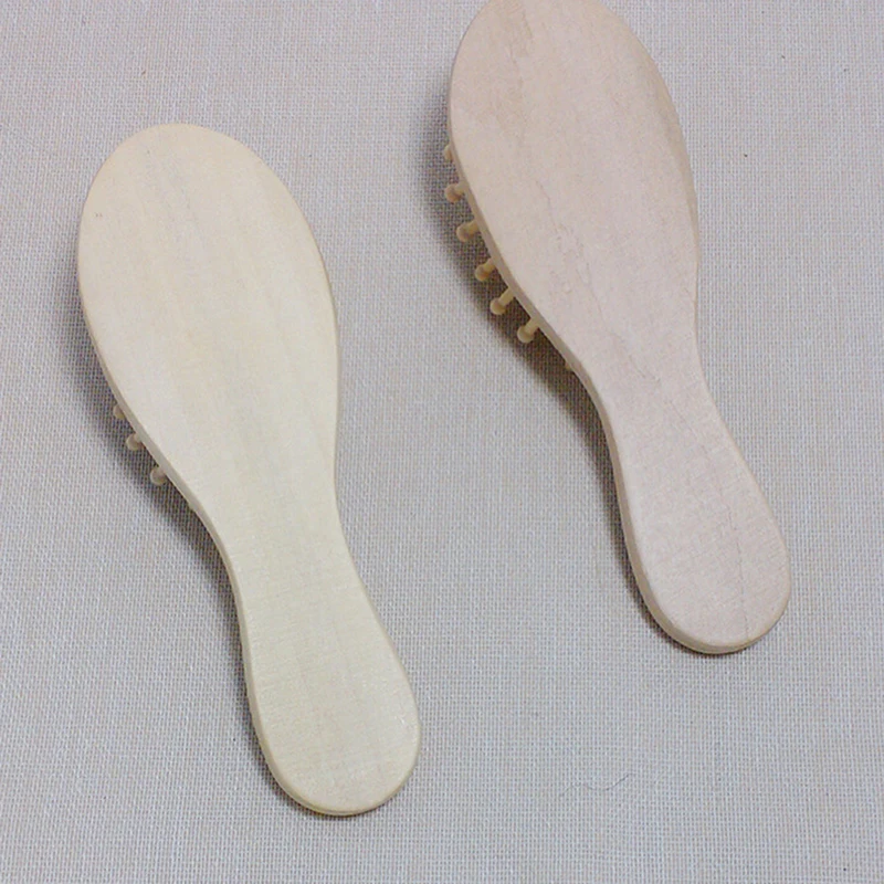 1 шт. спа массажная расческа Антистатическая деревянная щетка для весла