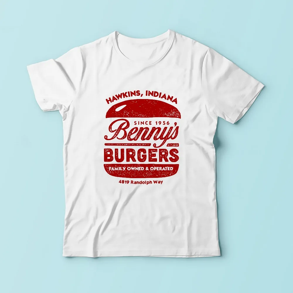 Незнакомец вещь Хокинс путешественница Enny BURGERS &quot Футболка мужская jollypeach Новый