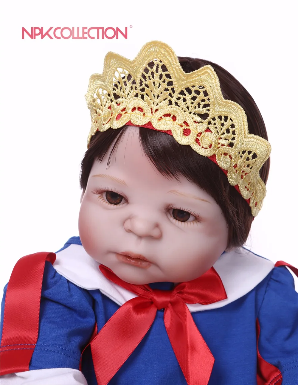 NPKCOLLECTION новый дизайн Белоснежка Кукла полностью силиконовая Реалистичная кукла