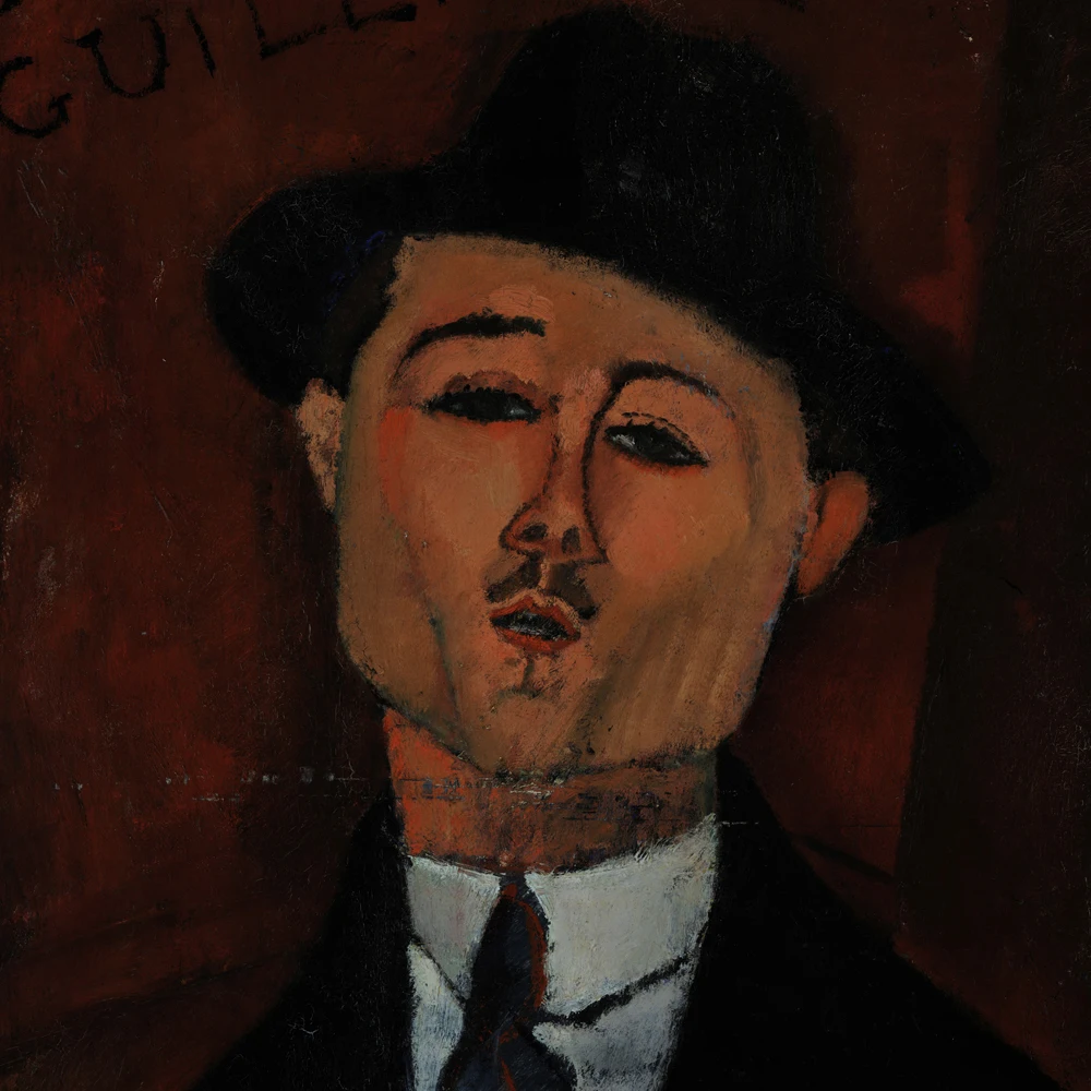Холст Художественная Печать пол Гийом Ново пилота от Amedeo Modigliani всемирно