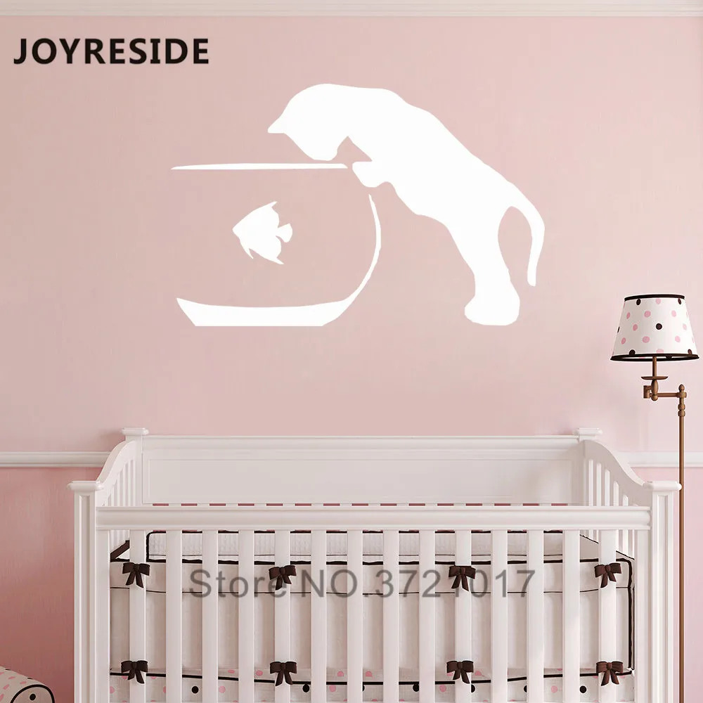 Наклейки на стену в виде животных для кошек дома детей спальни декора прекрасный