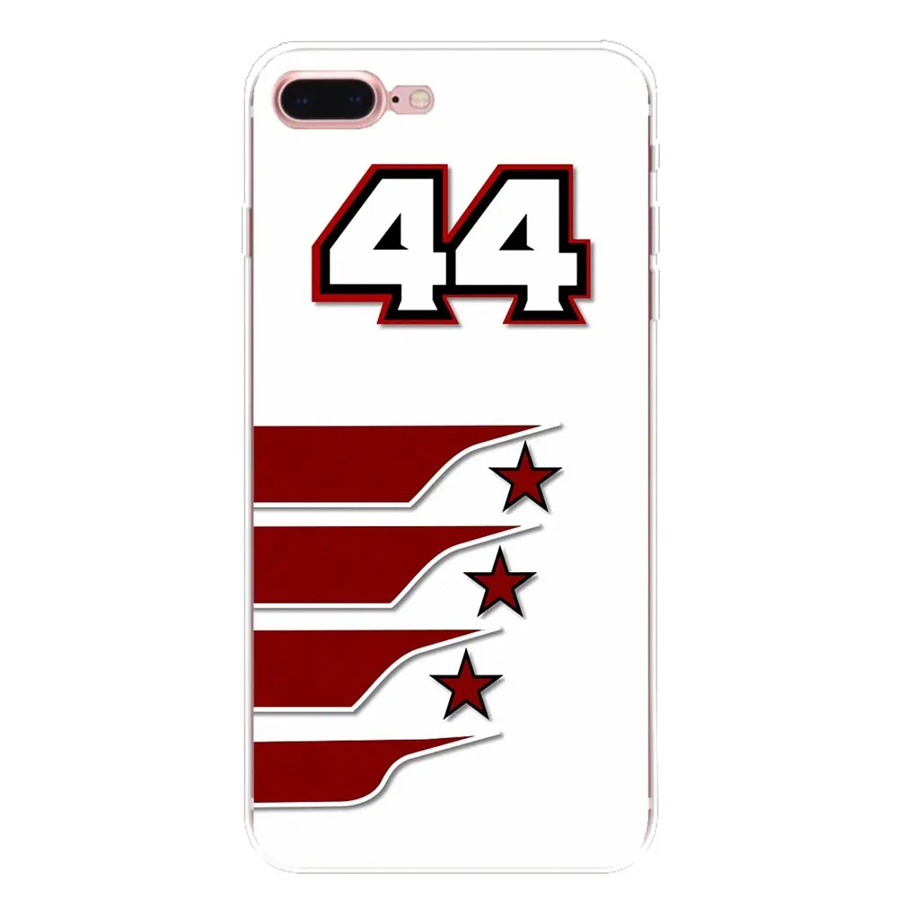 For Samsung Galaxy S2 S3 S4 S5 MINI S6 S7 edge S8 S9 Plus Note 2 3 4 5 8 Coque Fundas cool racing racer Lewis Hamilton 44 Cover |