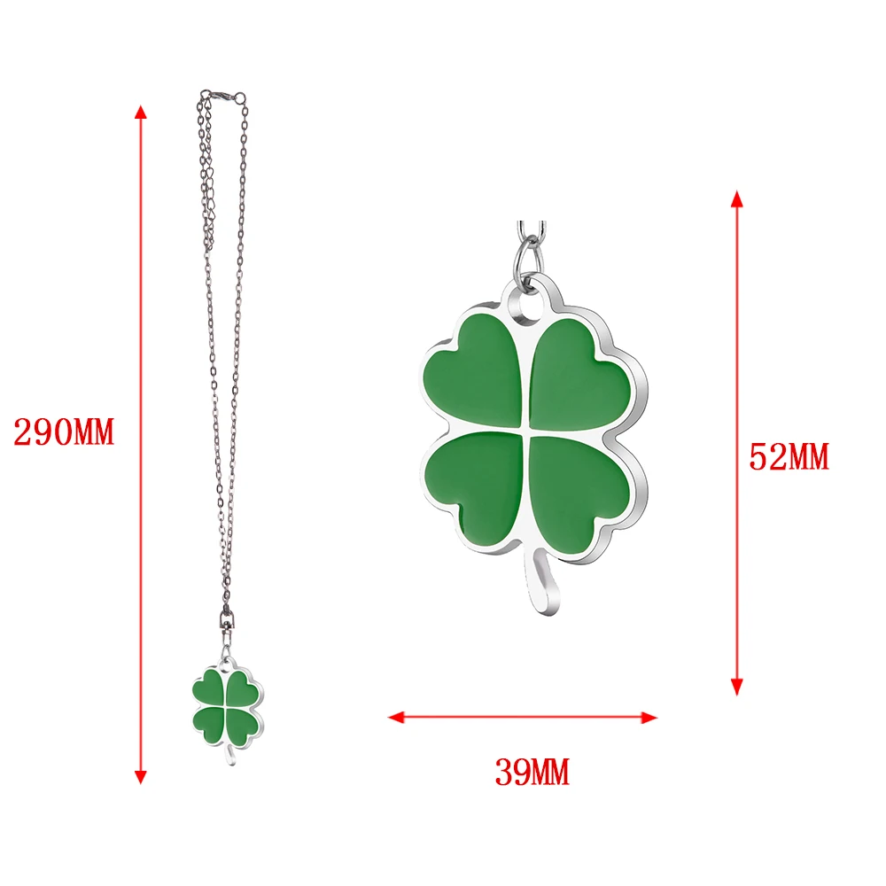 Lucky Four Leaf Clover Автомобильная подвеска, украшение автомобиля, шарм, авто интерьер, зеркало заднего вида, висячие украшения, стильные подарки