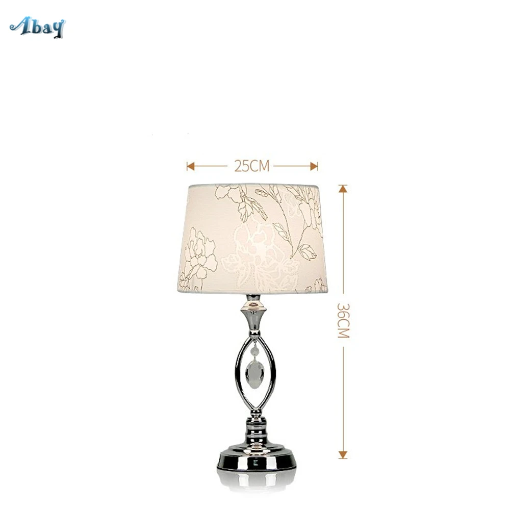 Современные хрустальные настольные лампы в скандинавском стиле для гостиной