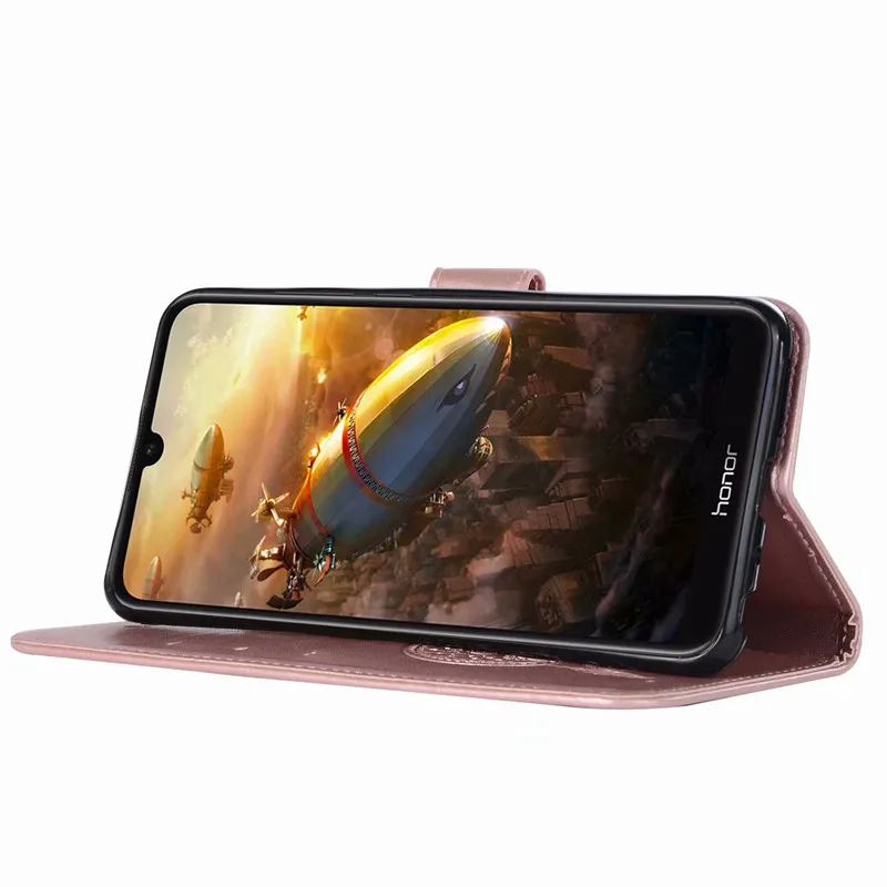 Кожаный чехол для Honor 8A, чехол для huawei Honor 8A, чехол 3D, чехол Сова для huawei Honor 8A 8 A Y6, кошелек, флип, Магнитный чехол
