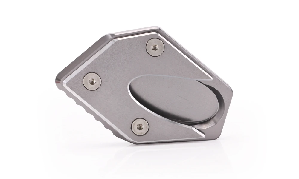Gray CNC мотоциклетные CL боковая подставка подножка удар расширение ножная пластина Накладка для Suzuki GW250 Inazuma GSX250 GSX250R DL250 - Цвет: Gray