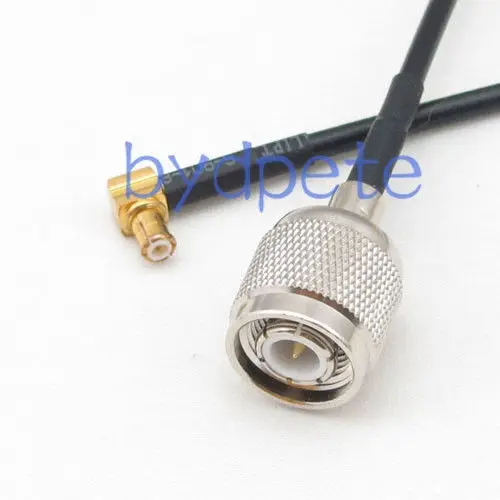 

Cable TNC male plug to MCX male plug right angle RG174 RF Jumper pigtail 4inch~10FT