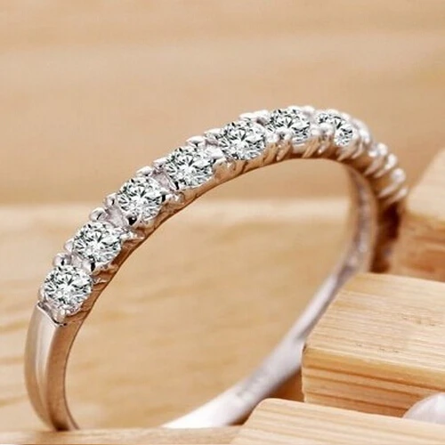 Wedding Rings Jewelry Parties Decoration Simple Ring With Purple Red Stone Valentine'S Day Gifts Women Moda Feminina 2016 YR029 |
