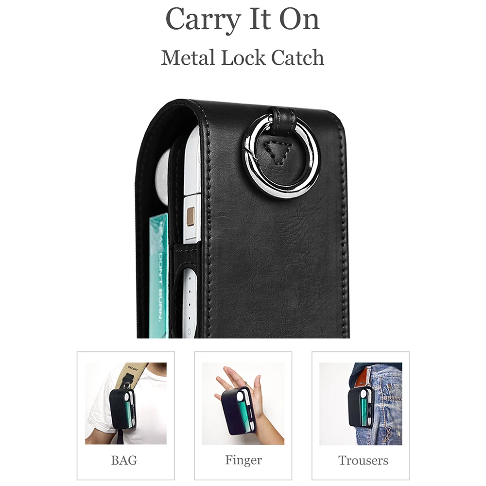 Чехол для IQOS 2 4 Plus II III полная защитная электронная сигарета PU кожаный держатель