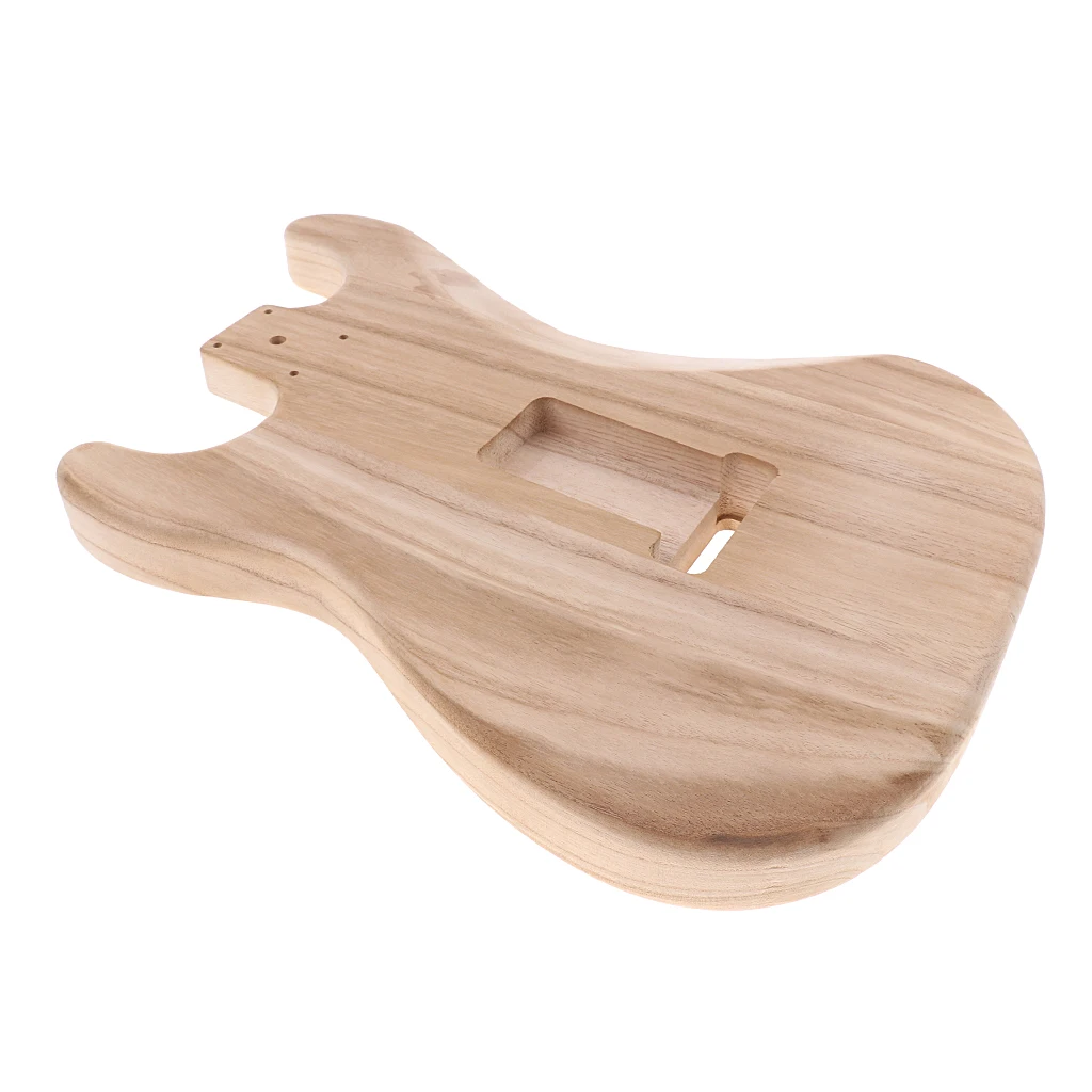 Handcrafted Sanding Electric Guitar Replacement Unfinished Body DIY Accessory Wood for Musical Stringed Instrument Guitar|Детали и