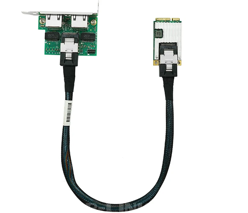 LR-LINK 2202PT мини PCI-Express Gigabit Ethernet сетевой карты 10/100/1000 Мбит/с двойной Порты и разъёмы RJ45 Lan Карта адаптер Intel I350