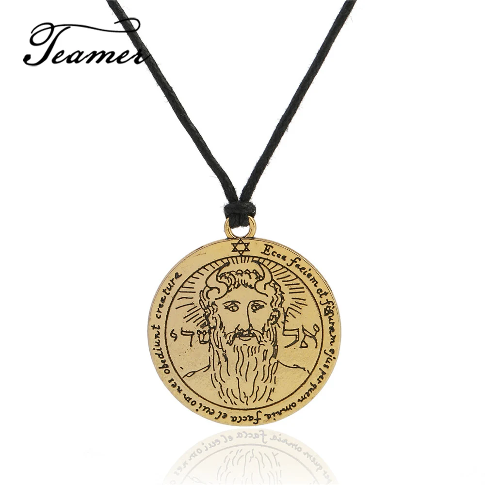 Ожерелье с подвеской Teamer The First Pentacle Of Sun Key Solomon Seal иудейский амулет для женщин и