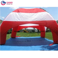 outdoor car inflatable canopy kids play car stop6 spider pillars inflatable dome tent