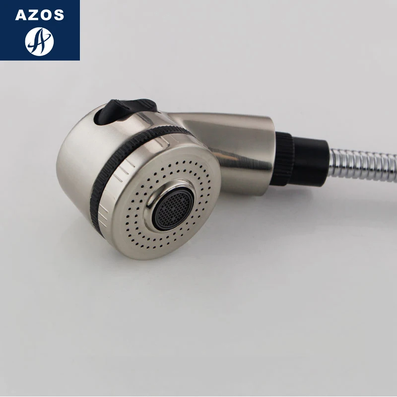 Azos выдвижной кран вращающийся смесительный клапан латунный никелевый матовый