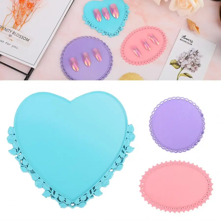 Законченный дизайн ногтей работает дисплей лоток пластина Держатель доска