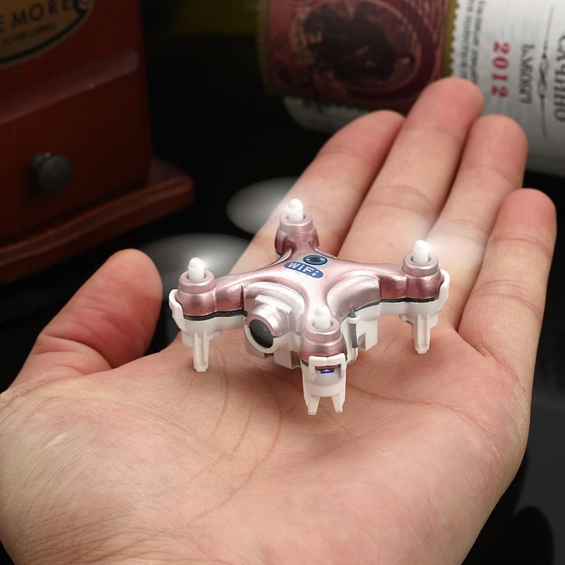 Cheerson CX 10W CX10W Mini Wifi FPV с камерой 720P 2 4G 4CH 6 осевой светодиодный Радиоуправляемый