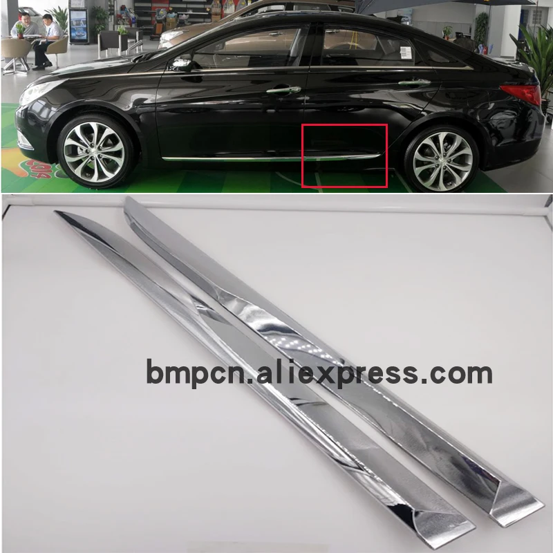 Внешняя задняя дверь формовочная отделка 877224R000 877214R000 для SONATA HYBRID 2011- формовочная ASSY-RR DR W/LINE