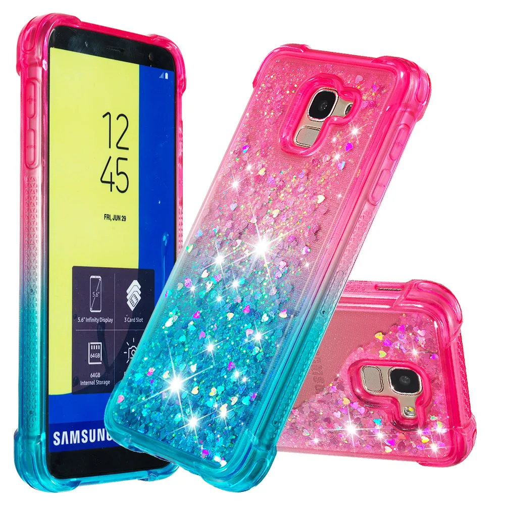 Градиент зыбучие пески профилактики падает Чехлы для samsung Galaxy J6 2018 (Европейская