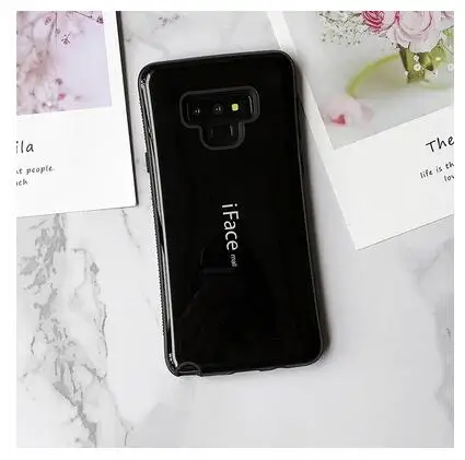 Sinbeda iFace mall для samsung Galaxy Note 9 Note9 чехол s сверхпрочный противоударный чехол для samsung Note 9 чехол жесткий чехол для ПК - Цвет: Black
