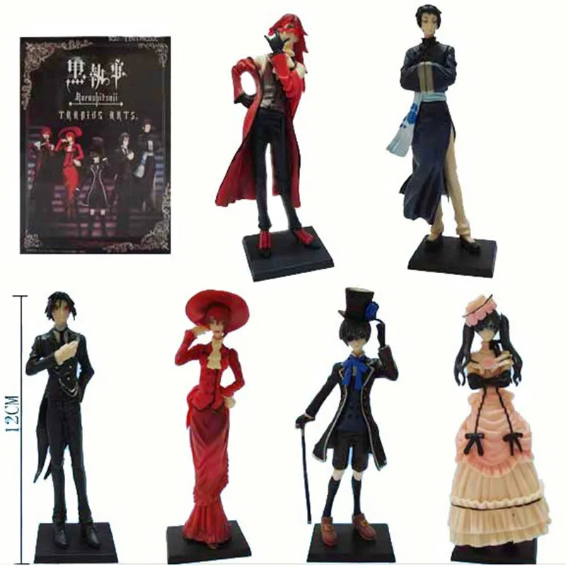 Экшн фигурка куросицудзи английская аристократия Ciel Phantomhive Devil Deacon Black Butler Kuroshitsuji