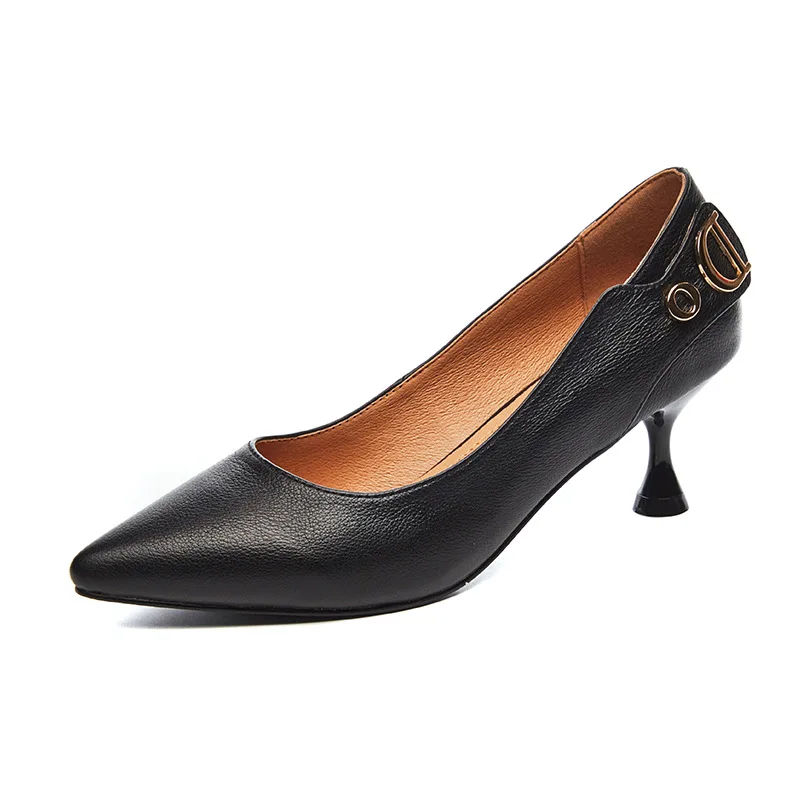 Туфли на высоком каблуке Zapatos Mujer Tacon Профессиональная женская обувь с острым