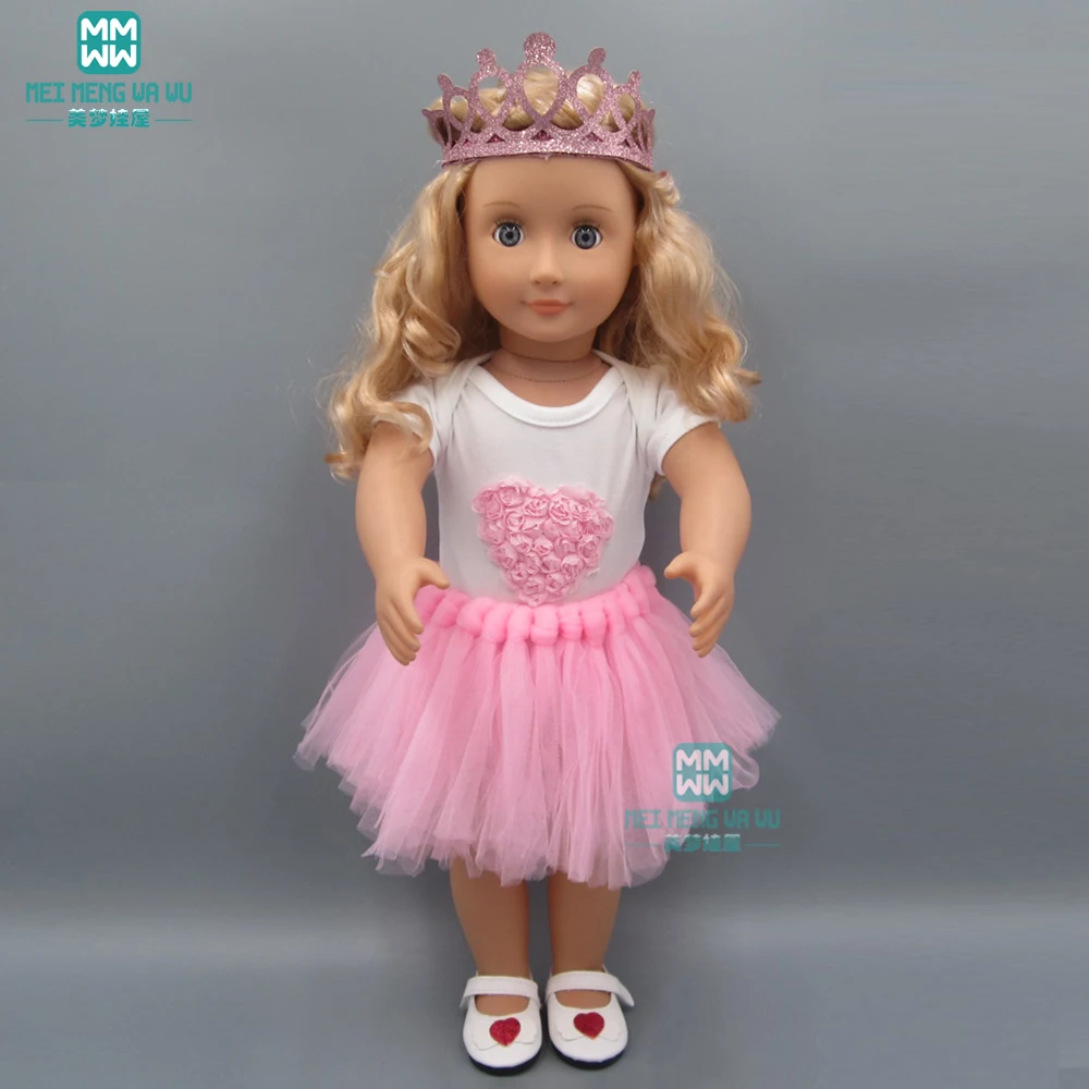 Кукольная одежда для 45 см американских кукол Платье принцессы на День рождения