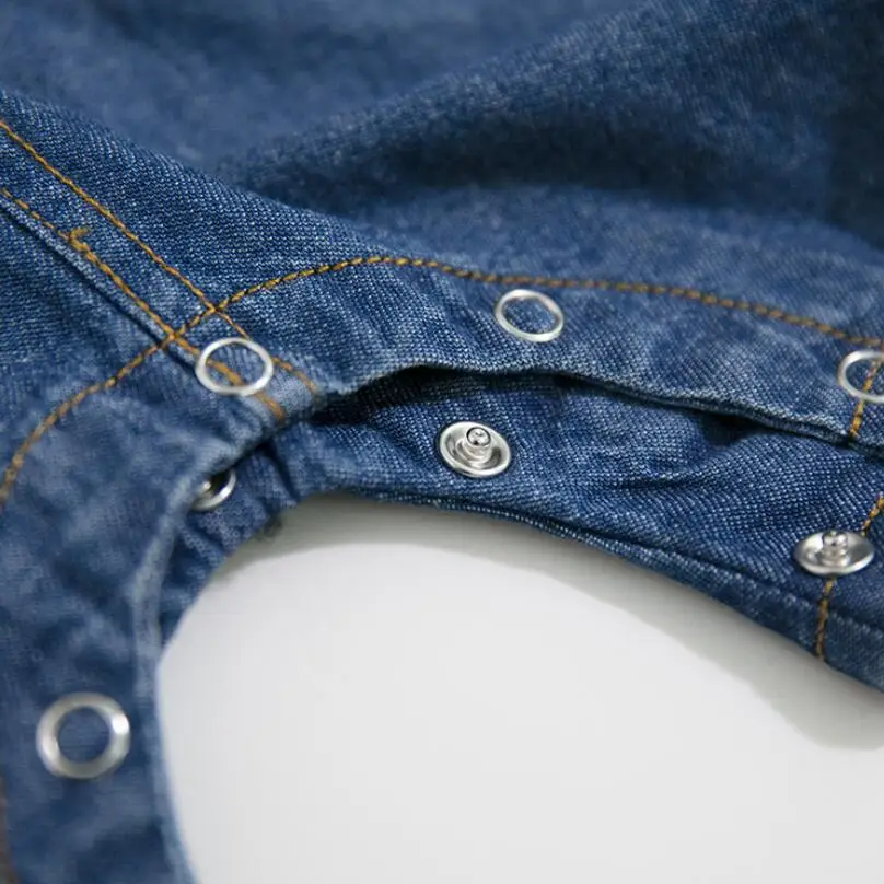 2019 для маленьких девочек мальчиков джинсовая одежда Джинсы брюки комбинезоны