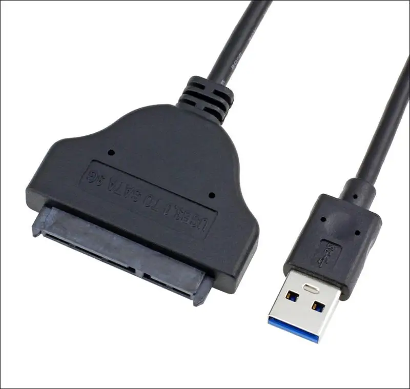 USB3.0 USB 3 0 на SATA 7 + 22 pin USB2.0 кабель адаптера для 2 5 HDD жесткий диск ноутбука sata