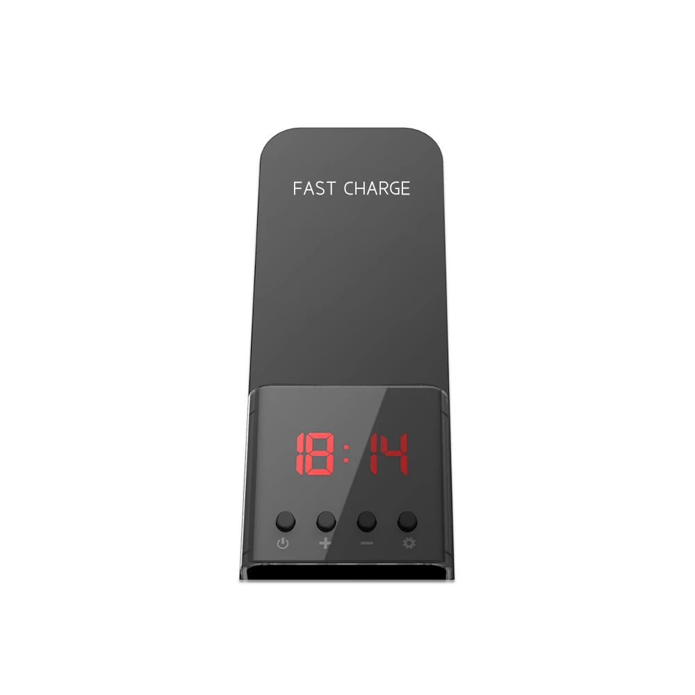 10 Вт Qi Быстрое беспроводное зарядное устройство Подставка для зарядки USB