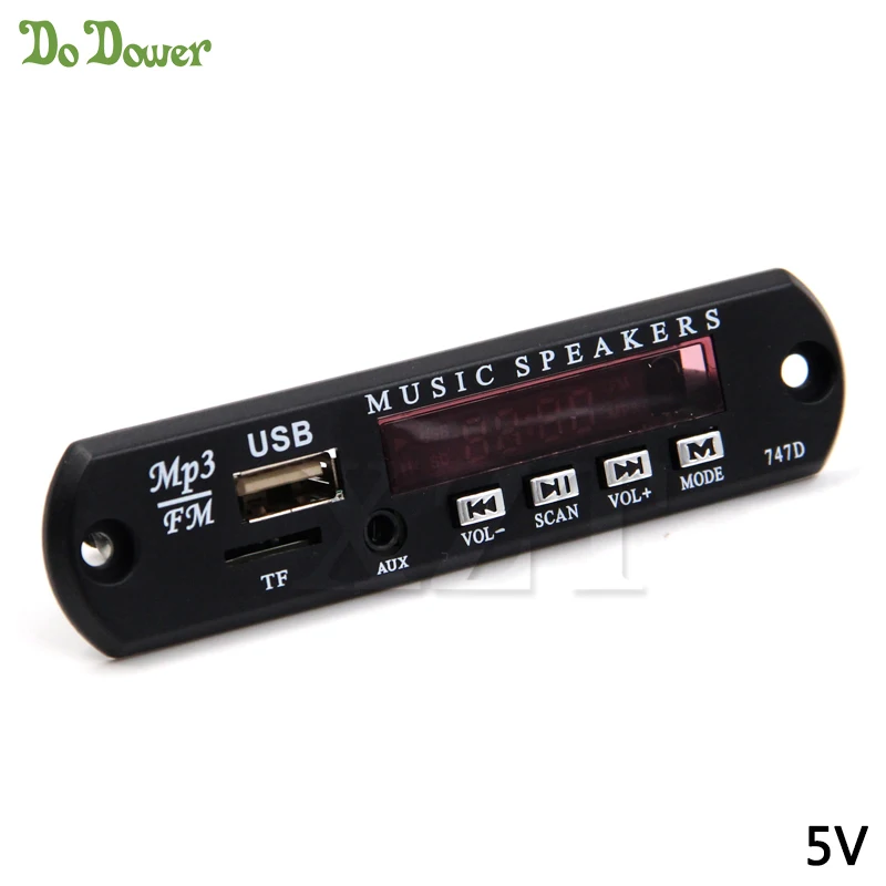 USB TF Радио MP3 декодер доска аудио модуль 12 в микро музыкальный динамик для автомобиля дистанционного музыкального динамика