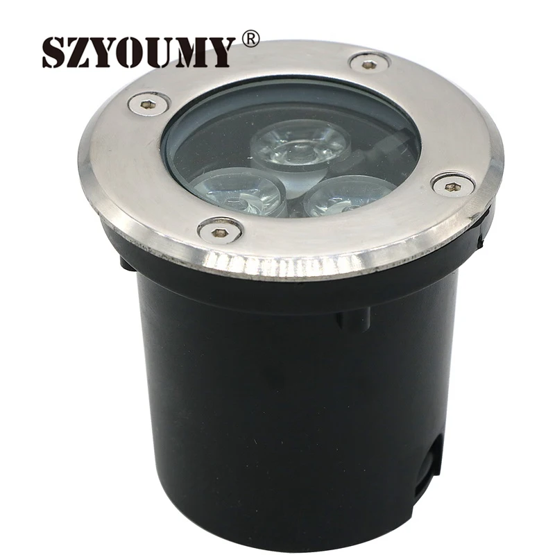 SZYOUMY LED 3 Вт RGB подземный свет может управляться 24 клавишами контроллера